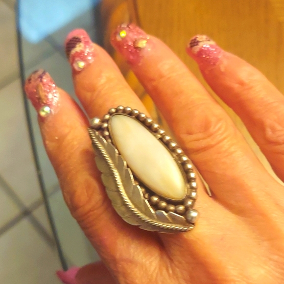 FINAL SALE Sterling silver turqouise cuff bracelet - Picture 13 of 14